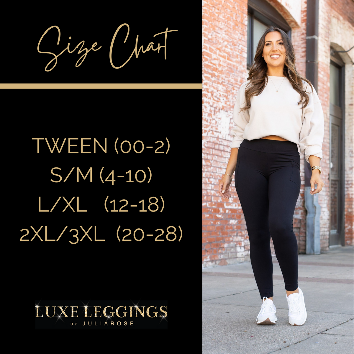 Ready to Ship | The Becca - BROWN Crossover Full Length Leggings with Pockets - Luxe Leggings by Julia Rose®