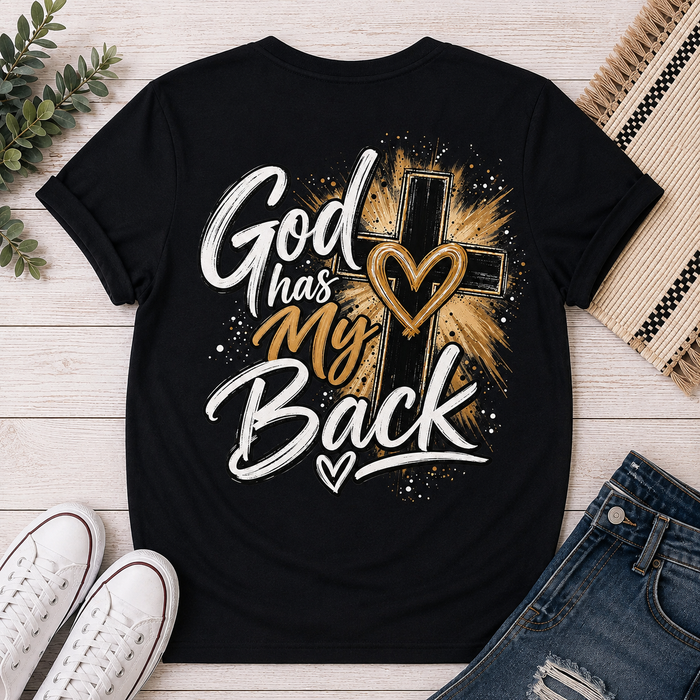 God has my back Graphic Apparel