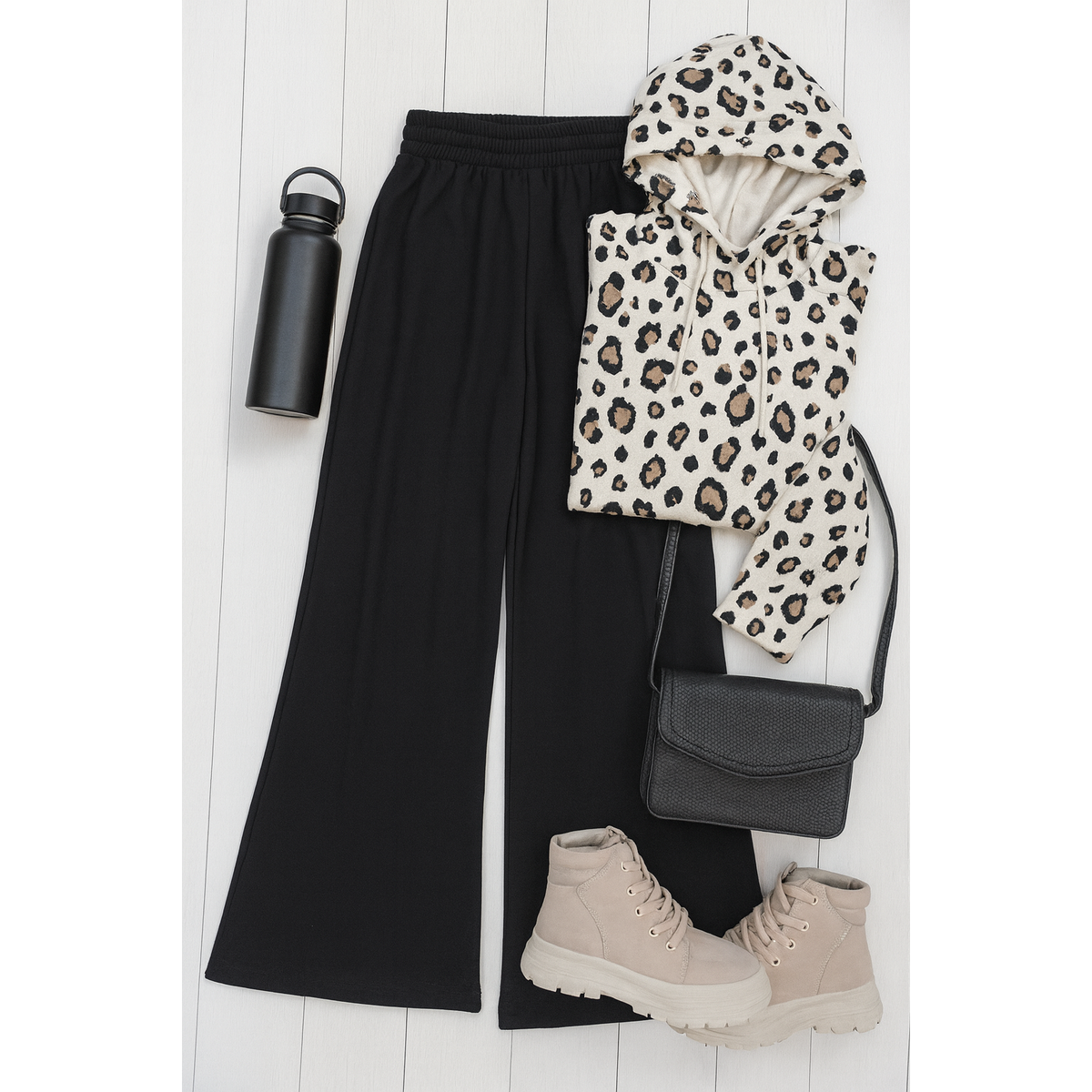 Ready to Ship | The Morgan - Casual Loose Fit LUXE Wide Leg Pants