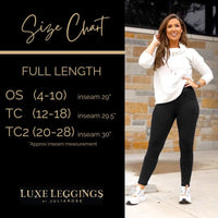 Julia Rose The Kinsley purple full length leggings front view, High-waisted purple leggings by Julia Rose