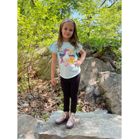 Julia Rose kids luxe leggings capris and biker shorts, Kids wearing Julia Rose luxe leggings