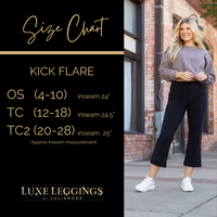 Ready to Ship | The Delilah - Kick Flare Leggings with Pockets