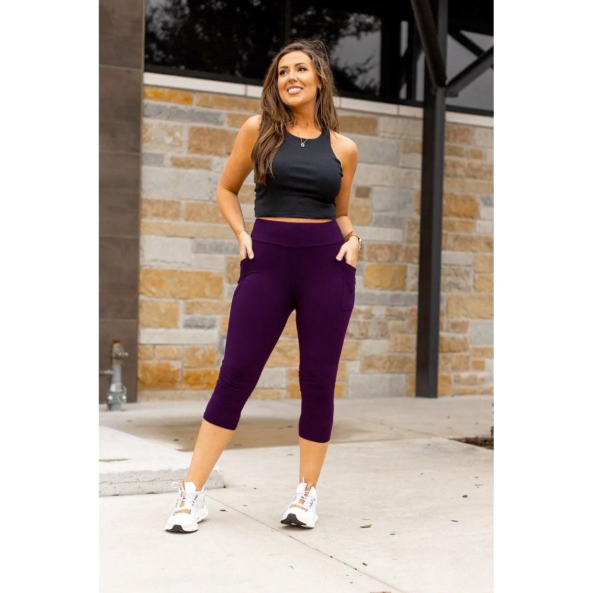 Ready to Ship | The Hailey Purple Capri